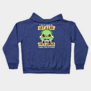 Gamer turtle Kids Hoodie